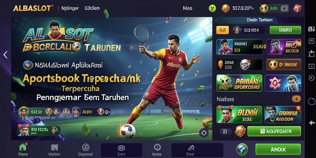 Tampilan gameplay ALBASLOT dengan fitur taruhan menarik.