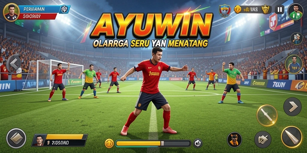 Tampilan gameplay AYUWIN yang intens dan kompetitif.
