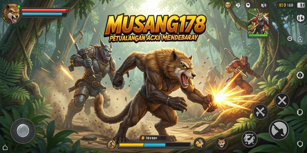 Tangkapan layar gameplay MUSANG178 yang menampilkan aksi mendebarkan.