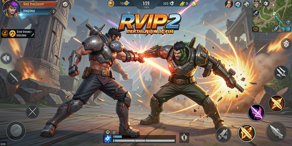 Tampilan menarik dari gameplay Action di RVIP2
