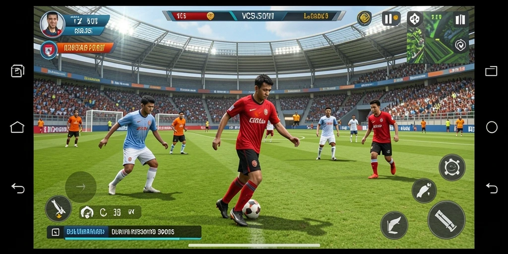 Gameplay menarik dari VC55 menampilkan aksi olahraga intens yang memukau.